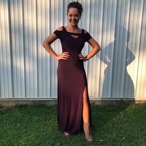 Purple Formal Evening Dress